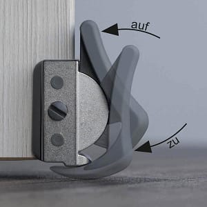 ClipFlix Türstopper Türfixierer Funktions Stellungen