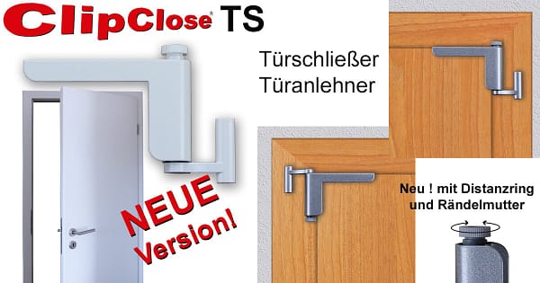 ClipClose TS Türschließer Türanlehner