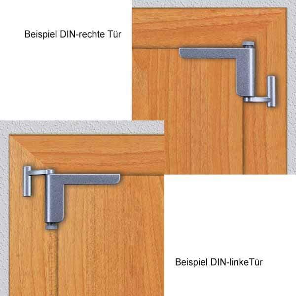 ClipClose TS Türschließer silber Beispiel